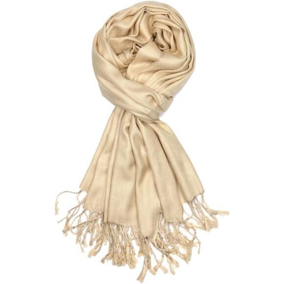 Soft Pashmina Scarf for Women – Khaki